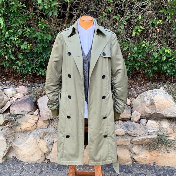 Rag & Bone bomber aviator diplomat trench coat - Picture 2 of 14